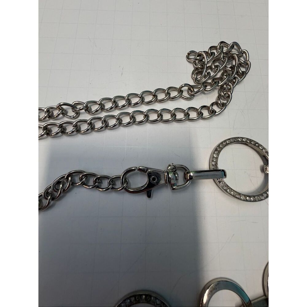 Silver Metal Chain belt Women’s 42” long - Picture 4 of 6